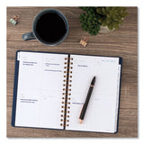 AT-A-GLANCE® Signature Collection Firenze Navy Weekly-monthly Planner, 8.5 X 5.5, Navy Cover, 13-month (jan To Jan): 2022 To 2023 freeshipping - TVN Wholesale