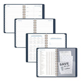 AT-A-GLANCE® Signature Collection Firenze Navy Weekly-monthly Planner, 8.5 X 5.5, Navy Cover, 13-month (jan To Jan): 2022 To 2023 freeshipping - TVN Wholesale