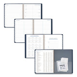 AT-A-GLANCE® Signature Collection Firenze Navy Weekly-monthly Planner, 11 X 8.5, Navy Cover, 13-month (jan To Jan): 2022 To 2023 freeshipping - TVN Wholesale