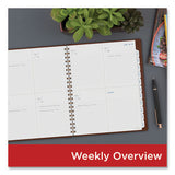 AT-A-GLANCE® Signature Collection Academic Weekly-monthly Planners, 11.5 X 8, Distressed Brown Cover, 13-month (july-july): 2021-2022 freeshipping - TVN Wholesale