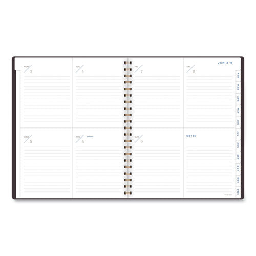 AT-A-GLANCE® Signature Lite Weekly-monthly Planner, 11 X 8.5, Maroon Cover, 12-month (jan To Dec): 2022 freeshipping - TVN Wholesale