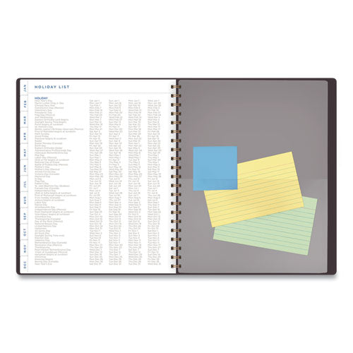 AT-A-GLANCE® Signature Lite Weekly-monthly Planner, 11 X 8.5, Maroon Cover, 12-month (jan To Dec): 2022 freeshipping - TVN Wholesale