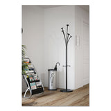 Alba™ Literature Floor Rack, 16 Pocket, 23w X 19.67d X 36.67h, Silver Gray-black freeshipping - TVN Wholesale