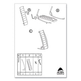 Alba™ Literature Floor Rack, 16 Pocket, 23w X 19.67d X 36.67h, Silver Gray-black freeshipping - TVN Wholesale