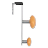 Alba™ Cubicle Garment Peg, 1 Hook, 1 1-5 X 1 3-8 X 4 3-10, Metallic Gray freeshipping - TVN Wholesale