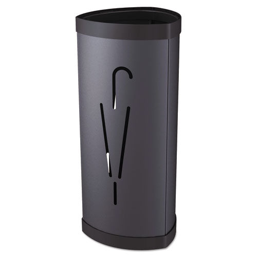 Alba™ Triangular Umbrella Stand, 10.25w X 10.25d X 23.67h, Black Steel-plastic freeshipping - TVN Wholesale