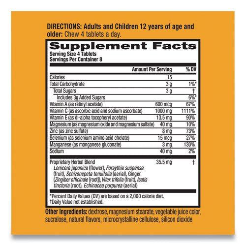 Airborne® Immune Support Chewable Tablets, 32 Tablets Per Box freeshipping - TVN Wholesale