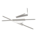ACCO Self-adhesive Paper Fasteners, 1" Capacity, 2.75" Center To Center, Silver, 100-box freeshipping - TVN Wholesale