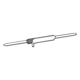 ACCO Self-adhesive Paper Fasteners, 2" Capacity, 2.75" Center To Center, Silver, 100-box freeshipping - TVN Wholesale