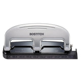 Bostitch® 12-sheet Ez Squeeze Three-hole Punch, 9-32" Holes, Purple-black freeshipping - TVN Wholesale