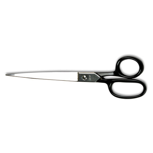 Clauss® Hot Forged Carbon Steel Shears, 9" Long, 4.5" Cut Length, Black Straight Handle freeshipping - TVN Wholesale
