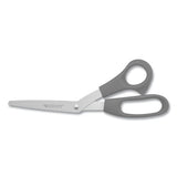 Westcott® Value Line Stainless Steel Shears, 8" Long, 3.5" Cut Length, Black Offset Handles, 3-pack freeshipping - TVN Wholesale