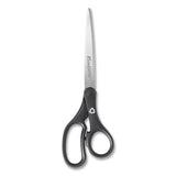 Westcott® Kleenearth Basic Plastic Handle Scissors, 9" Long, 4.25" Cut Length, Black Straight Handle freeshipping - TVN Wholesale