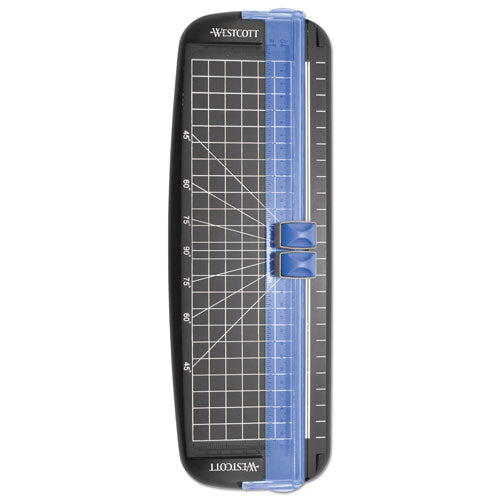 Westcott® Multi-purpose Personal Trimmer, 10 Sheets, 12" Cut Length, Plastic Base, 6.38 X 12 freeshipping - TVN Wholesale