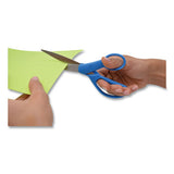 Westcott® Preferred Line Stainless Steel Scissors, 7" Long, 3.25" Cut Length, Blue Offset Handle freeshipping - TVN Wholesale