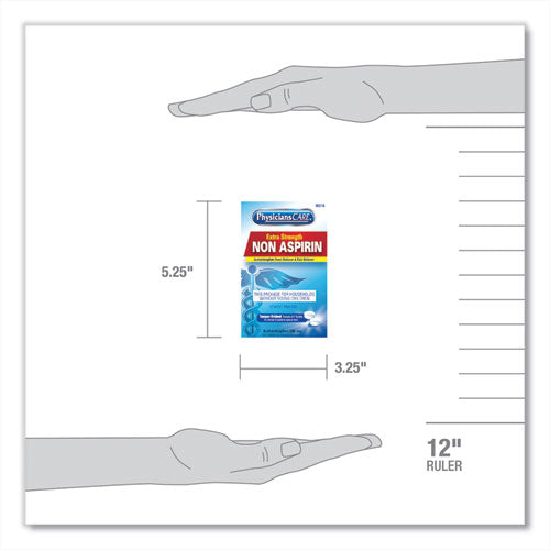 PhysiciansCare® Non Aspirin Acetaminophen Medication, Two-pack, 50 Packs-box freeshipping - TVN Wholesale