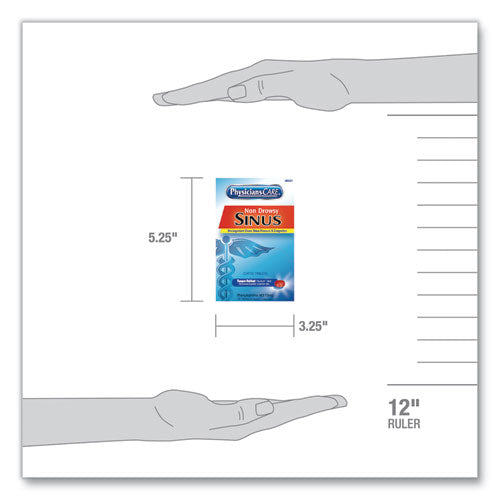 PhysiciansCare® Sinus Decongestant Congestion Medication, 10mg, One Tablet-pack, 50 Packs-box freeshipping - TVN Wholesale