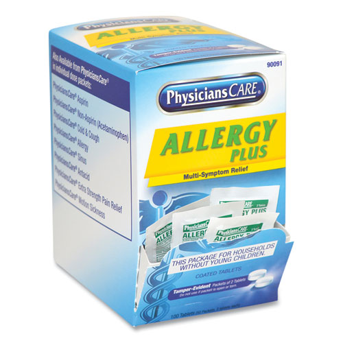 PhysiciansCare® Allergy Antihistamine Medication, Two-pack, 50 Packs-box freeshipping - TVN Wholesale