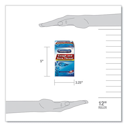 PhysiciansCare® Cough And Sore Throat, Cherry Menthol Lozenges, 50 Individually Wrapped Per Box freeshipping - TVN Wholesale