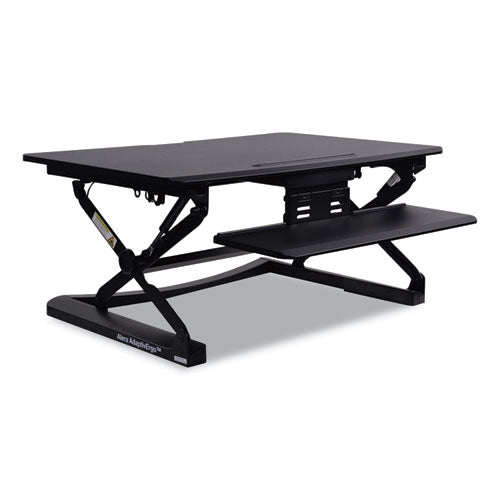Alera® Adaptivergo Sit Stand Lifting Workstation, 26.75" X 31" X 5.88" To 19.63", Black freeshipping - TVN Wholesale