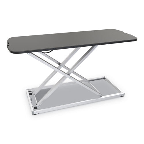 Alera® Adaptivergo Laptop Lifting Workstation, 31.25" X 12.63" X 1.38" To 16", Black-silver freeshipping - TVN Wholesale