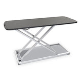 Alera® Adaptivergo Laptop Lifting Workstation, 31.25" X 12.63" X 1.38" To 16", Black-silver freeshipping - TVN Wholesale