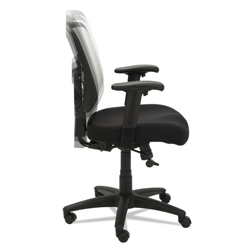 Alera® Alera Elusion Series Mesh Mid-back Swivel-tilt Chair, Supports Up To 275 Lb, 17.9" To 21.8" Seat Height, Black freeshipping - TVN Wholesale