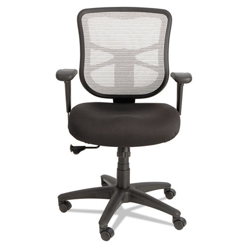 Alera® Alera Elusion Series Mesh Mid-back Swivel-tilt Chair, Supports Up To 275 Lb, 17.9" To 21.8" Seat Height, Black freeshipping - TVN Wholesale