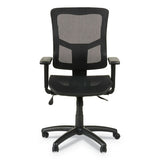 Alera® Alera Elusion Ii Series Suspension Mesh Mid-back Synchro Seat Slide Chair, Supports 275 Lb, 18.11" To 20.35" Seat, Black freeshipping - TVN Wholesale