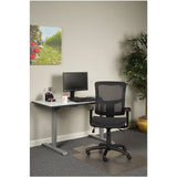 Alera® Alera Elusion Ii Series Suspension Mesh Mid-back Synchro Seat Slide Chair, Supports 275 Lb, 18.11" To 20.35" Seat, Black freeshipping - TVN Wholesale
