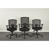 Alera® Alera Etros Series Mid-back Multifunction With Seat Slide Chair, Supports Up To 275 Lb, 17.83" To 21.45" Seat Height, Black freeshipping - TVN Wholesale