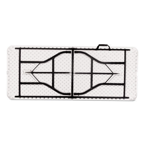 Alera® Fold-in-half Resin Folding Table, 60w X 29.63d X 29.25h, White freeshipping - TVN Wholesale