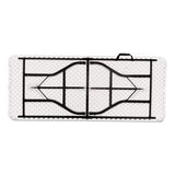 Alera® Fold-in-half Resin Folding Table, 60w X 29.63d X 29.25h, White freeshipping - TVN Wholesale