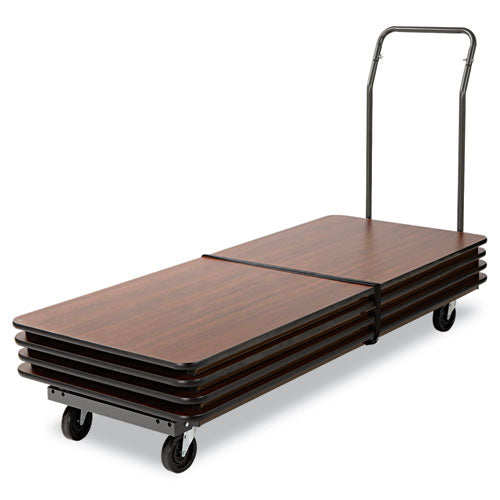 Alera® Chair And Table Cart, 20.86w X 50.78 To 72.04d, Black freeshipping - TVN Wholesale