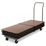 Alera® Chair And Table Cart, 20.86w X 50.78 To 72.04d, Black freeshipping - TVN Wholesale