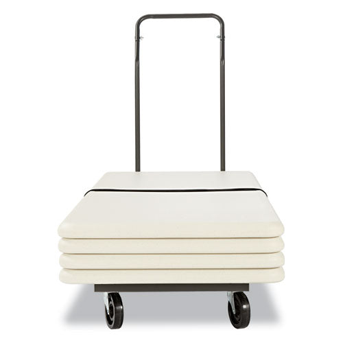 Alera® Chair And Table Cart, 20.86w X 50.78 To 72.04d, Black freeshipping - TVN Wholesale