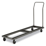 Alera® Chair And Table Cart, 20.86w X 50.78 To 72.04d, Black freeshipping - TVN Wholesale