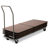 Alera® Chair And Table Cart, 20.86w X 50.78 To 72.04d, Black freeshipping - TVN Wholesale