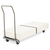 Alera® Chair And Table Cart, 20.86w X 50.78 To 72.04d, Black freeshipping - TVN Wholesale