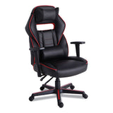 Alera® Racing Style Ergonomic Gaming Chair, Supports 275 Lb, 15.91" To 19.8" Seat Height, Black-red Trim Seat-back, Black-red Base freeshipping - TVN Wholesale