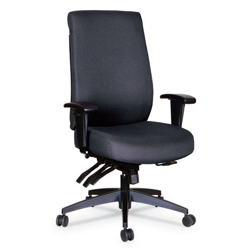 Alera® Alera Wrigley Series High Performance High-back Multifunction Task Chair, Supports 275 Lb, 18.7" To 22.24" Seat Height, Black freeshipping - TVN Wholesale