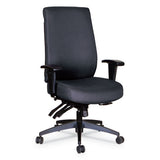 Alera® Alera Wrigley Series High Performance High-back Multifunction Task Chair, Supports 275 Lb, 18.7" To 22.24" Seat Height, Black freeshipping - TVN Wholesale