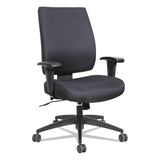 Alera® Alera Wrigley Series High Performance Mid-back Synchro-tilt Task Chair, Supports 275 Lb, 17.91" To 21.88" Seat Height, Black freeshipping - TVN Wholesale