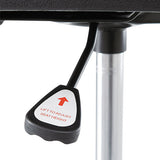 Alera® Alera Interval Series Swivel Task Stool, Supports Up To 275 Lb, 23.93" To 34.53" Seat Height, Black Faux Leather freeshipping - TVN Wholesale
