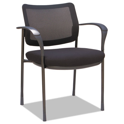Alera® Alera Iv Series Guest Chairs, Mesh Back, Fabric Seat, 25.19" X 23.62" X 32.28", Black, 2-carton freeshipping - TVN Wholesale