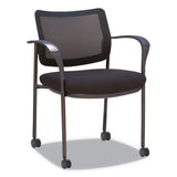 Alera® Alera Iv Series Guest Chairs, Mesh Back, Fabric Seat, 25.19" X 23.62" X 32.28", Black, 2-carton freeshipping - TVN Wholesale