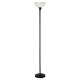 Alera® Floor Lamp, 71" High, Translucent Plastic Shade, 11.25"w X 11.25"d X 71"h, Matte Black freeshipping - TVN Wholesale