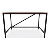 Alera® Industrial Series Table Desk, 47.25" X 23.63" X 29.5", Modern Walnut freeshipping - TVN Wholesale