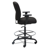 Alera® Alera Mota Series Big And Tall Stool, Supports Up To 450 Lb, 28.74" To 32.67" Seat Height, Black freeshipping - TVN Wholesale