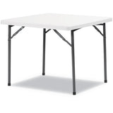 Alera® Square Plastic Folding Table, 36w X 36d X 29.25h, White freeshipping - TVN Wholesale